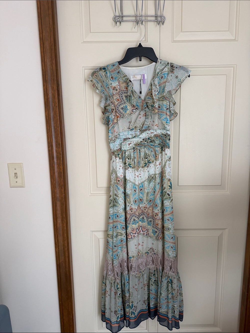 Midi Dress in Light Blue